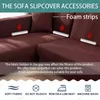 Funda Elastica Para Sofa Pokrywa Salon Room Chair Decoration 1/2/4/4 Seat Pet Stretch Poliester 211207