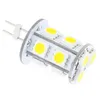 LED G4 램프 13LED 5050SMD G4 전구 12V 2.5W 흰색 따뜻한 백색 LED 천장 가벼운 책상 램프 전구 할로겐 교체