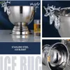 10 Teile/los Edelstahl Eiskübel Hirschkopf Ohr GOLD SILBER CHAMPAGNER Weinflaschenhalter Für Home Party Bar Nachtclub Bierregal Halter