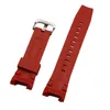 Watch accessories for Casio GST-S130 S110 W100 W120 W130 GST-W300 GST-S410 GST-B100 resin mens watch strap