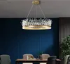 Creative Crown Crystal Chandelier Lamp Living Room Restaurant LED Fixtures Girl Children's Bedroom Nordic Hanging Lights