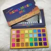 Kobiety Makeup Shimmer Mat Mat Ckseshadow Jasne i piękne wodoodporne paleta cienia do powiek