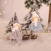 FENGRISE Merry Christmas Decorations For Home Fairy Angel Doll Xmas Navidad Noel Gifts Ornament New Year 2022