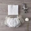 Aangepaste stijl baby meisje boutique romper geboren geschenken zuigeling verjaardag hoge kwaliteit witte jumpsuit pre-sale kleding 210816