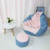 Meijuner Lazy Sofa Cover Solid Stol S utan Filler / Inre Bean Bag Pouf Puff Couch Tatami Vardagsrumsmöbler 211116