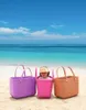 Sacas de saco de gordura EVA FUTA Hol Silicone Summer Women039S Solid Hollow Water impermeável Praia Customização da bolsa SportDoOrDoor6364659