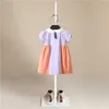 Tjejer klänning 2020 ny sommar märke tjejer kläder spets och boll design baby girls dress party klänning i 2-6 år spädbarn klänningar Q0716