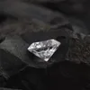 緩い宝石モアッサナイトラウンドD色のブリリアントカット0.3ctから2ct VVS1グレードジュエリーDIYリングイヤリング素材ラボダイヤモンド