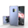 Transparente stoßfeste Telefonkoffer Acryl PC Back TPU Bumper Hybrid Hülle für Samsung S9 PLUS S7 Rand S8 Anmerkung 8 A8 J8 J7 J6 J4 J3