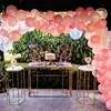 130 sztuk Rose Gold Balloon Arch Garland Kit Latex Confetti Balony na ślub Bridal Urodziny Dekoracje Baby Shower Girl 210719