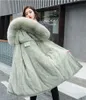 2021 hiver Parkas femmes grand col de fourrure à capuche veste épaisseur coton rembourré pardessus degré neige vêtements d'extérieur