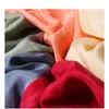 女性夏100％天然シルクブラウス本物の絹長袖ベーシックシャツOLソリッドマルチカラートップシャツのシルクブラウス210225
