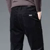 ZOENOVA Men's Trousers Autumn Winter Mens Brown Corduroy Pants Branded Casual Man Pants Stretch Zipper Fly Corduroy Pants Men 211201