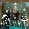 Weihnachtsdekorationen 2021 Statische Fenster Aufkleber Dekoration Jahr Tapete Glas Spot groß