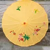 NEW82 CM Huile Artificielle Papier Parapluies Tissu De Soie Manche En Bois Parapluie Danse Cosplay Prop Ombellifères Style Chinois SEAWAY RRF12621