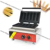 6 SZTUK Commercial Use Non-Stick 110 V 220 V Elektryczny Lolly Waffle Stick Baker Machine Maker Iron