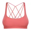 Ginásio Roupas Mulheres Sports Bra Tops De Voltar Cross Strappy Acolchoado Fitness Yoga Running Brassiere Workout Sportswear Push Up Respirável