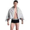 Sports Towel With Bag2PCS/set 75x135cm&35x75cm Size Microfiber Gym Beach Quick dry Travel Solid Outdoor Yoga Swimming Christmas Y200429