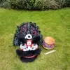 Kid Lion Dance Trum Mascot Kostym 5-10 Ålder 14inch Cartoon Pure Wool Props Sub Play Parade Outfit Klänning Sport Traditionell Party Carnival