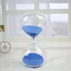 Klockor tillbehör andra 10 färg glas timglas sand timer mode heminredning födelsedag 3/5 minuter kärlek Alla hjärtans dag gåva Ampulheta Re