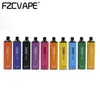 FZcvape Max 2000Puffs colpisce i sigarette monouso e le sigarette dispositivo VAPE PEN grado di penna a batteria e prefills vapori portatili System Kit di avviamento