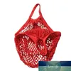 Sundries Storage Bags Multifunction Fruits Vegetable Mesh Pouch Portable Shopping Net Bag Cotton Material Wholesale