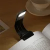 Lampes de lecture flexibles, luminosité réglable et pliable avec Clip, lampe LED pour livres, lampes de lecture nocturne, rechargeables par USB