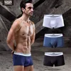 52025 Homens Underwear Boxers 3-Pack Micromodal Horizontal Fly Mens Panties Respirável Com Confortável Boxer Mens Sexy Underwear H1214