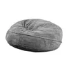 Chair Covers Faux Fur Big Round Bean Bag Cover Relax Seat Giant Soft Fluffy Without Fillings Lazy Sofa Bed Living Room Lounge Furniture