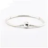 Mouse Bracelet With Signature Clasp Woman DIY Beads & Charms Authentic Silver Fashion Jewelry Bracelets