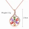 Hart ketting flexibele bloem sleutelbeen ketting glanzende charmante persoonlijkheid luxe dame elegante romantische sieraden