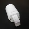 ABS LED G24 à E27 adaptateur prise halogène CFL lumière convertisseur de base de lampe e27 à g24 adaptateur de support d'ampoule 2pin 85-265V