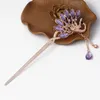 Epecket DHL Retro-style hairpin tassel stepping glass alloy hair ornament DAFZ013 Hair Jewelry Hairpins
