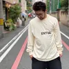 ABD Büyük Boy Skateboard High Street 3D Logo Tişörtü Erkek Kadın Pamuk Uzun Kollu Moda Sokak Giydi Tshirt Matcha Yeşil Çoklu Colo270p