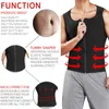 Men Shapewear Waist Trainer Fitness Sauna Vest Sweat Corset Tops Abdomen Slimming Body Shaper Trimmer Belt Sheath Workout Shirt