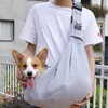 Backpack dobrável do cão Pet Carrier Respirável Animais de Estimação Ao Ar Livre Sacos Ajustáveis ​​Cães Saco de Ombro Transportadores