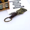 Подвесная знак Keyring Metal 12 Constell Leather Keychain Key Rings Bag Vange Fashion Jewelry Will и Sandy Gift