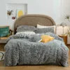 High Quality Winter Super Warm Bedding Set Fashion Comforters Bedding Set Fleece Duvet Cover Pillowcase Thicken Bed Set