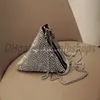 Sacs à bandoulière Luxurys designers Haute Qualité Mode femmes CrossBody Sacs à main portefeuilles dame Embrayage Diamant chaîne triangle Sac sac à main 2021 Totes Cross Body