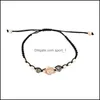 Charm Jewelrysea Turtle Beads Bracelets For Women Men 2 Colors Natural Stone Strand Elastic Friendship Bracelet Beach Jewelry Gifts Drop Del