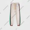 21ss Spring Designer Chándal para hombre Impresión de letras Chándales de lujo para mujer Cremallera Raya Rtracksuits Running Trajes Patchwork Pantalones 2875