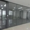 Room divider, customized Eu-100-28H all-aluminum frame single glass partition.