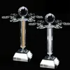 Wine Glasses Crystal Diamond Goblet Holder Upside Down Rotating Glass With Drill Lead-free Household Set
