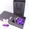 Eternal Rose in Box Artificial Rose Flowers with Box Set Romantic Valentines Day Birthday Presents Delicate Gorgeous Gift1241109