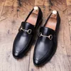 Vente chaude-chaussures pour hommes marque en cuir véritable décontracté conduite Oxfords chaussures plates hommes mocassins mocassins chaussures italiennes pour hommes