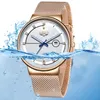 New Lige Womens Watches Top Brand Lusso Lusso Altro orologio da quarzo Donne Maglia Acciaio inossidabile Data Clock Moda Ultra-sottile Impermeabile impermeabile 210310