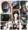 Capacetes de motocicleta 2 presentes homens mulheres correndo cara completa dual lente moto capacete segurança flip up cascos para moto