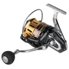 Baitcasting moulinets 8000-12000 moulinet de pêche à la traîne tasse en métal roulement à sens unique billes Max glisser carpe eau salée Surf filature