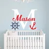 Yoyoy Personligt namn Baby Nursery Room Wall Sticker Custom For Girl and Boy Decal Mural Poster Decor W27 Y200103