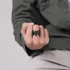 Vintage Punk Black Spider Ring Öffnen Einstellbare Edelstahl Ringe Für Männer Party Urlaub Geschenk Schmuck